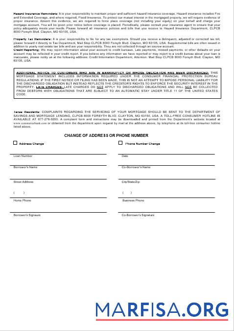 Printable USA Commerce bank mortgage statement in Word and PDF formats 3 download for verification